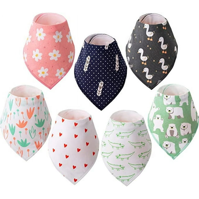 Get 20 Off 8 Pack Baby Bibs Baby Bandana Drool Bibs 100 Organic