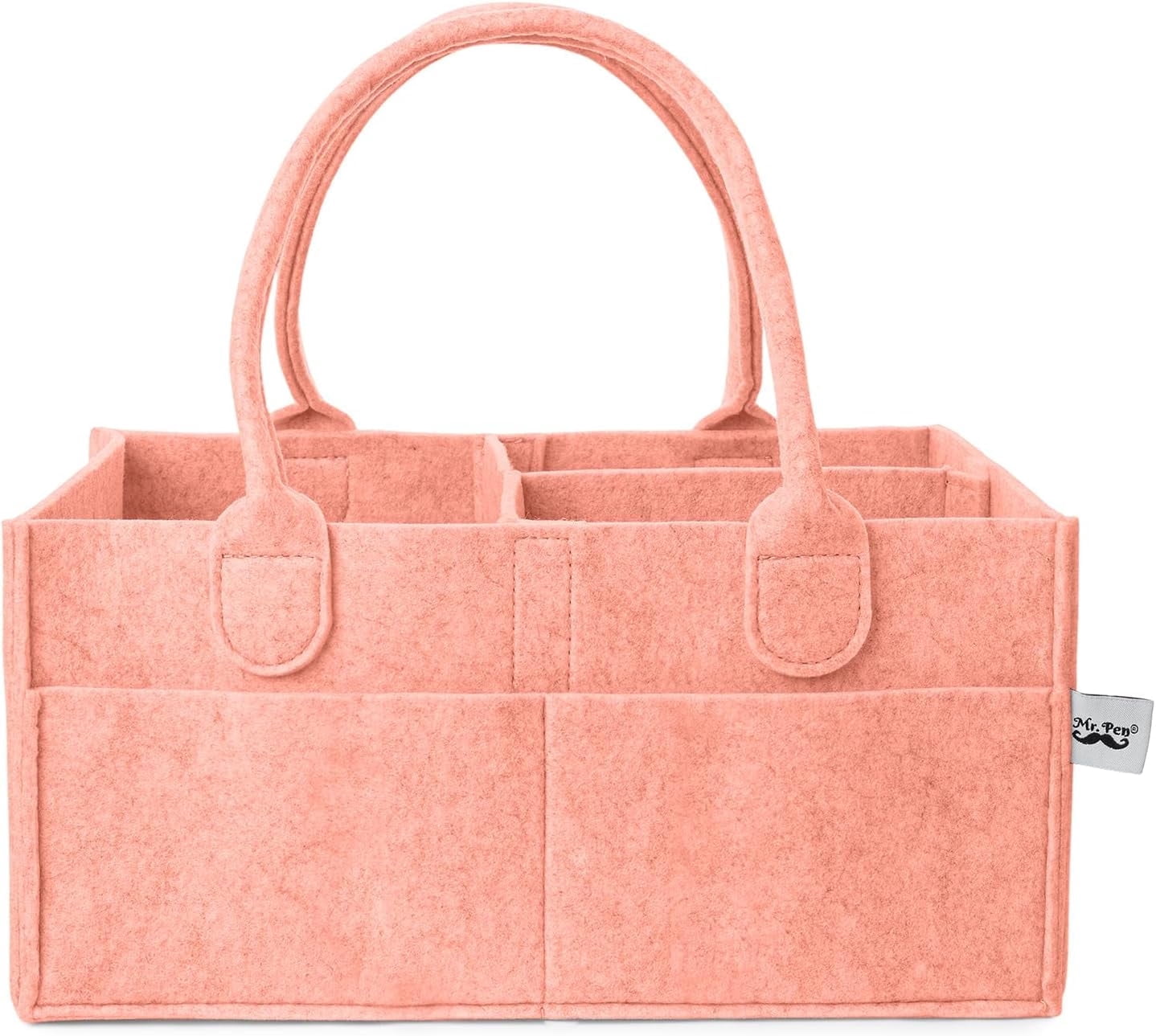 Mr. Pen- Baby Diaper Caddy Organizer, Coral, Baby Organizer