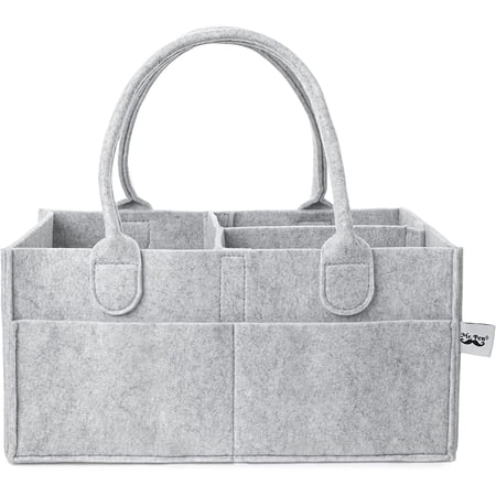 Mr. Pen- Baby Diaper Caddy Organizer, Diaper Organizer, Gray