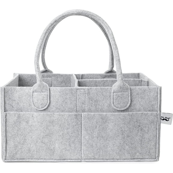 Mr. Pen- Baby Diaper Caddy Organizer, Diaper Organizer, Gray