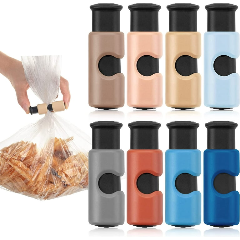 Mr. Pen- Bag Clips, 8 Pack, Squeeze and Lock Bread Bag Clips for Food  Storage, Food Clips for Bags, Bread Clips