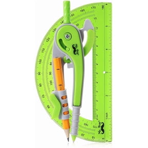 Mr. Pen Ball Bearing Compass Set with Protractor, 2 Count