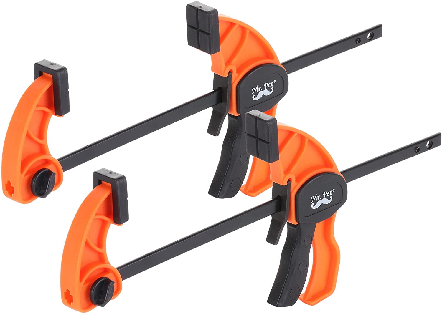 Mr. Pen Bar Clamps For Woodworking, 6", 2 Pack, Clamp/Spreader, Quick