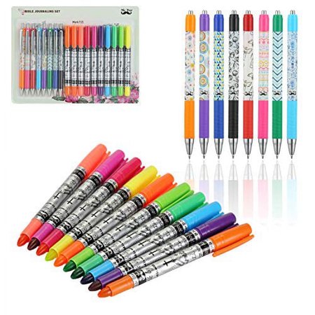 Mr. Pen Bible Journaling Highlighters, Chisel-Point, Assorted Colors, 18 Count