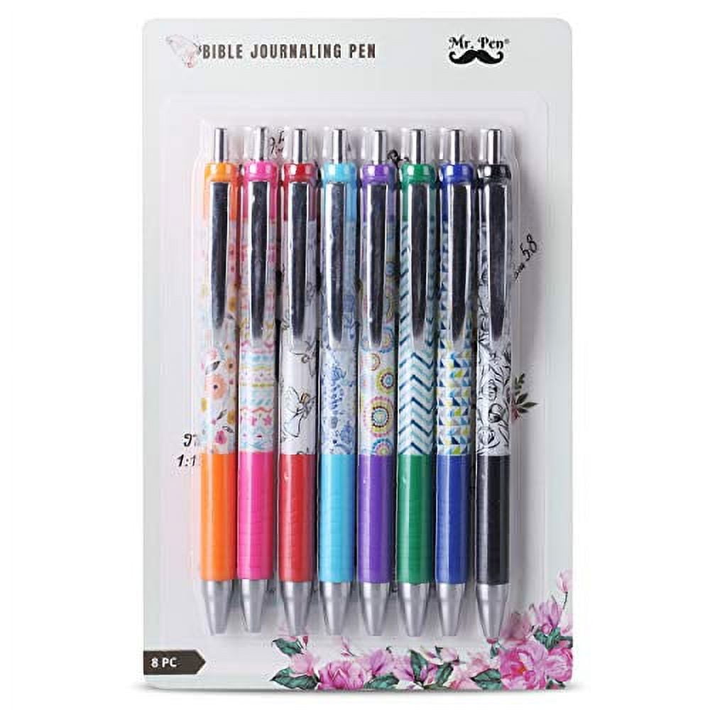 Mr. Pen Bible Journaling Pens 8 Pack Assorted Colors Fine Point ...