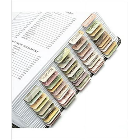Mr. Pen- Bible Tabs, 75 Tabs, Boho Theme, Laminated Bible Tabs for Women and Men, Bible Tabs for Study Bible