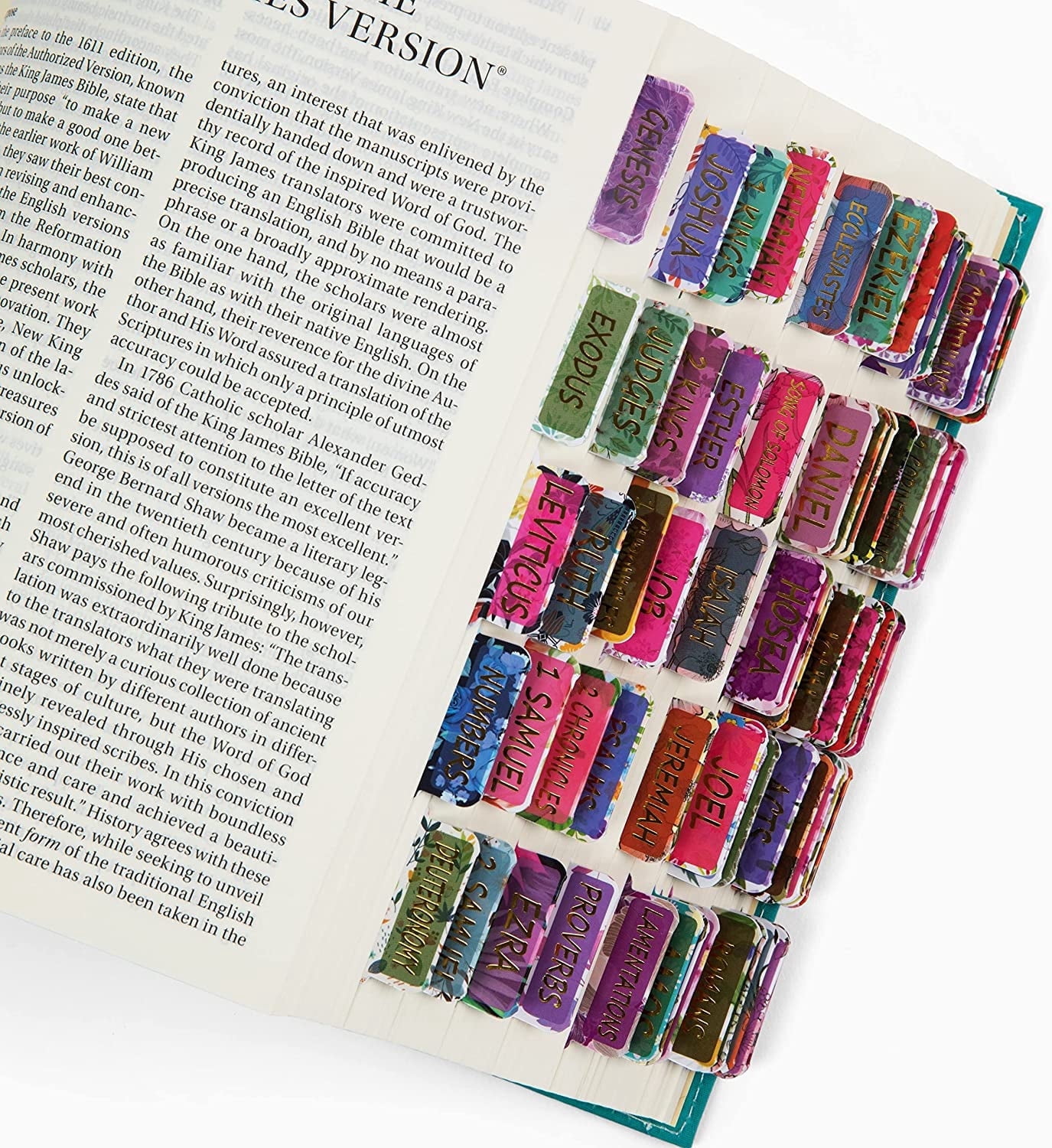 Mr. Pen Bible Tabs, 75 Laminated Self-Adhesive Tabs for Old and