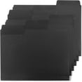 thumbnail image 1 of Mr. Pen- Black Plastic File Folders Letter Size, 6 Pack, 1/3 Cut Tab & Expandable Design, 24 pcs of Labels, Poly File Folders Black, 1 of 8