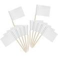 thumbnail image 1 of Mr. Pen- Blank Toothpick Flags, White, 100 Pcs, Cheese Markers, 1 of 6