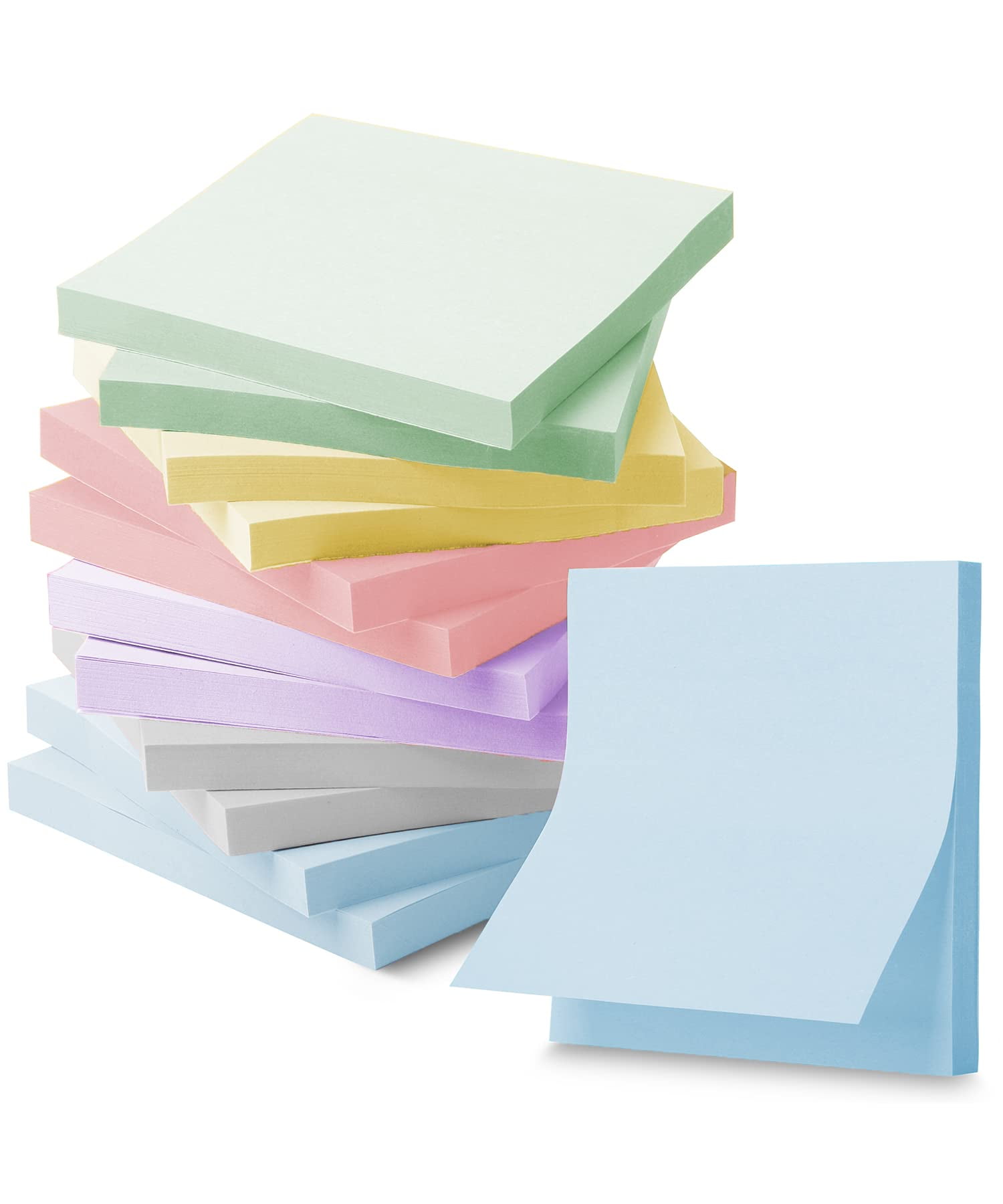 Mr. Pen Bulk Sticky Notes, Morandi Colors SelfStick Aesthetic