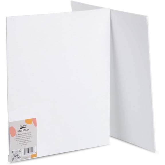 Mr. Pen- Canvas Panels, 2 Pack, 11x14 Inches, Triple Primed for Oil & Acrylic Paints