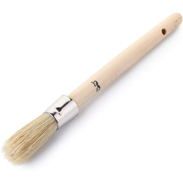 Mr. Pen Chalk Paint Brush, 0.7 inch, Wax Brush, Round Paint Brush