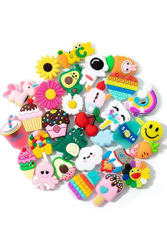 - Charms, 30 Packs, Cute Charms, Unisex, Decoration Charms for Bracelet, Jackets, Purses etc.