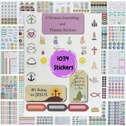 Mr. Pen- Christian Journaling Stickers, 31 Sheets, 1034 Pcs, Christian Stickers For Planners And Journals