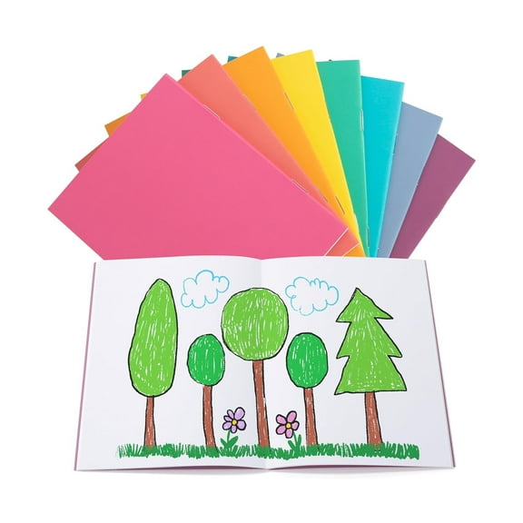 Mr. Pen- Colorful Blank Books, 4.2 x 5.5 Inches, 32 Pages, 8 Pack
