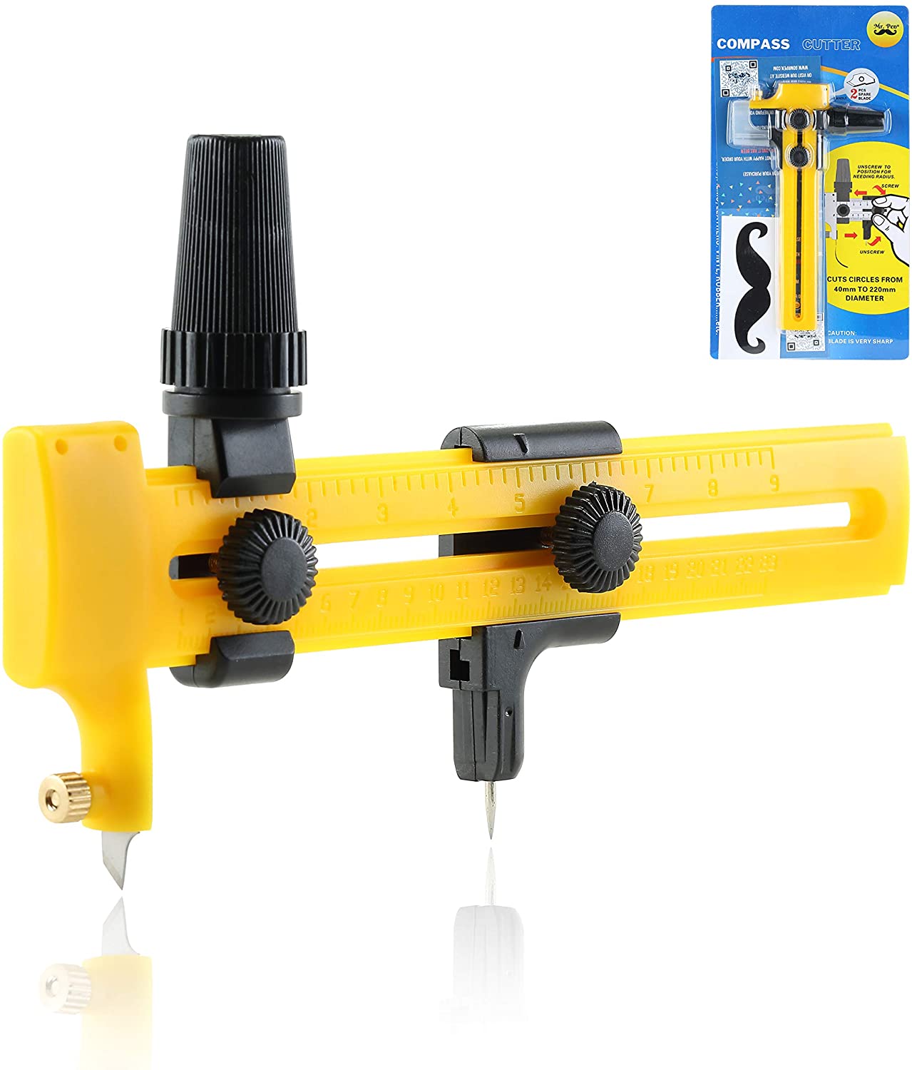 AQITTI Office Craft Stationery Tools Craft Cutting Tools Pen 360 Rotating Cutting Stainless