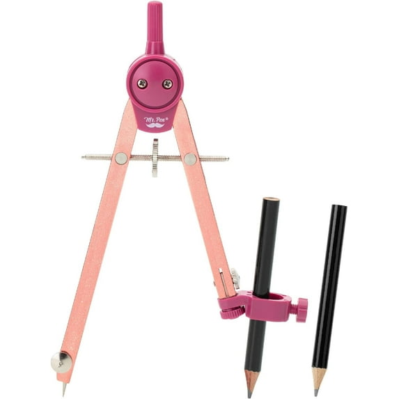 Mr. Pen- Compass for Geometry, Rose Gold, Compass with Pencil, Drawing Compass Drawing Tool