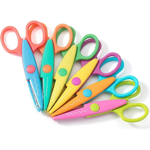 Mr. Pen- Craft Scissors Decorative Edge, 6 Pack, Craft Scissors, Zig Zag Scissors, Decorative Scissors, Scrapbooking Scissors