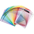 thumbnail image 1 of Mr. Pen- Dry Erase Pocket Sleeves, 10 x 14 Inch, 6 Pack, Pastel Colors, Plastic Sleeves, 1 of 7