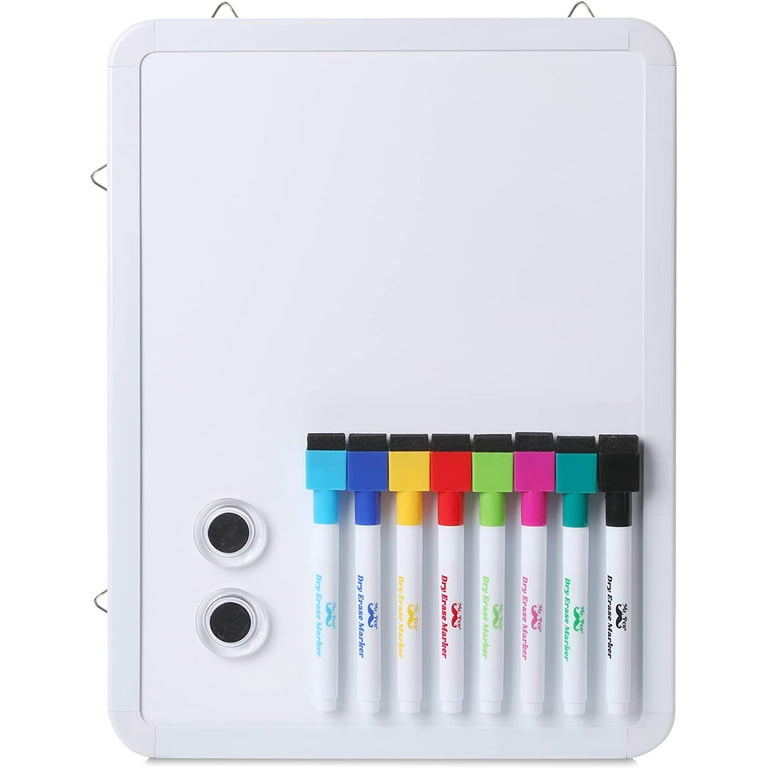 Mr. Pen- Dry Erase Whiteboard, 12.5 x 9.5, Small White Board, Dry Erase  Board, Whiteboard With 8 Dry Erase Markers