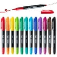 thumbnail image 1 of Mr. Pen- Dual Tip Permanent Markers, 12 Pack, Fine & Ultra Fine Tip, Fine Tip Permanent Markers, Fine Tip Marker, 1 of 9
