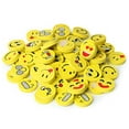Mr. Pen Erasers, Pack of 64, Emoji Eraser, Pencil Erasers, Erasers for