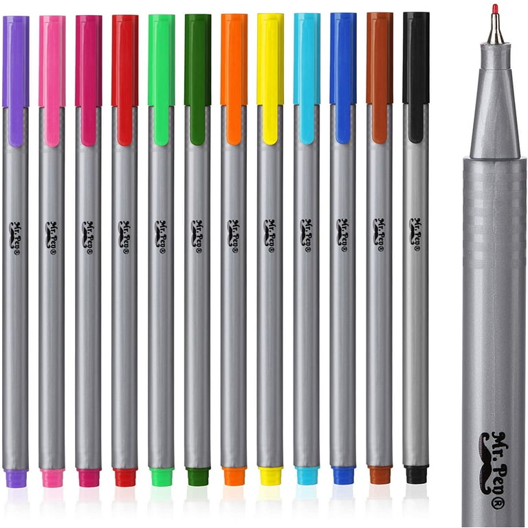 Black Journal Pens Fine Point Markers Fine Tip Drawing Pen Fineliner Pens  for Journaling Writing Note Taking Calendar School - AliExpress