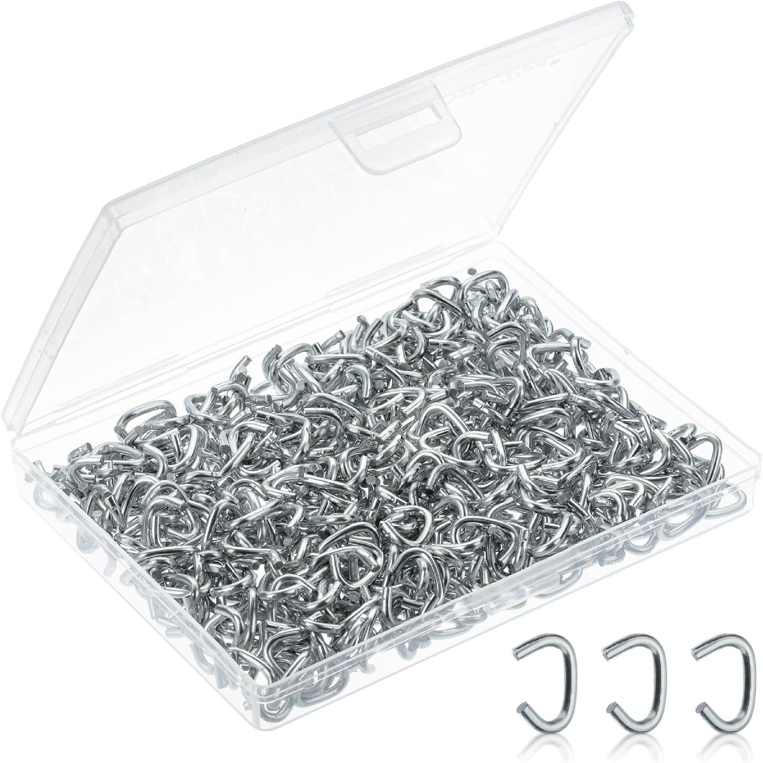 Mr. Pen- Galvanized Hog Rings, 3/8