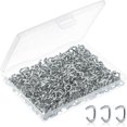 thumbnail image 1 of Mr. Pen- Galvanized Hog Rings, 3/8", 425 Pcs, Hog Rings Upholstery, Hog Rings for Furniture Upholstery, 1 of 9