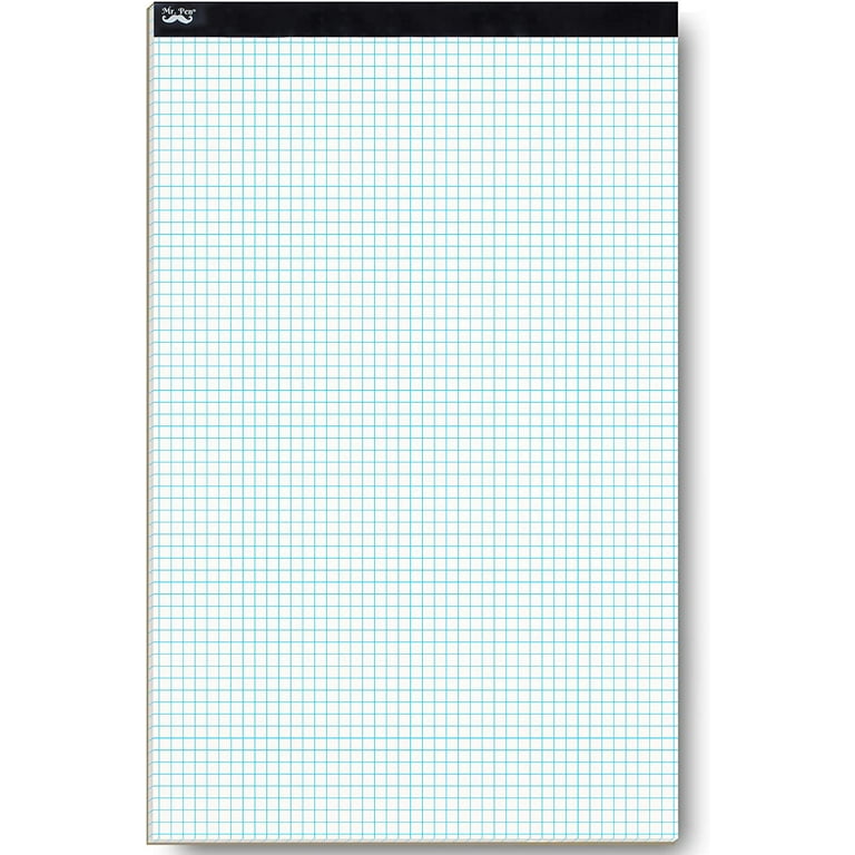Mr. Pen- Graph Paper, Grid Paper Pad, 4×4 (4 Squares per inch), 8.5″x11″,  55 Sheets, 3-Hole Punched, Grid Paper, Graph Paper Pad, Graphing Paper