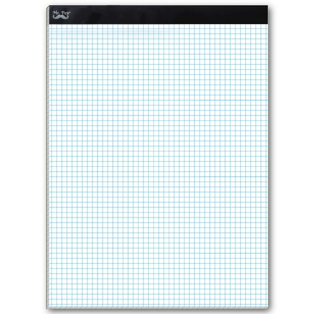 Mr. Pen Graph Paper, Grid Paper, 4x4 (4 Squares per inch), 11"x8.5", 55