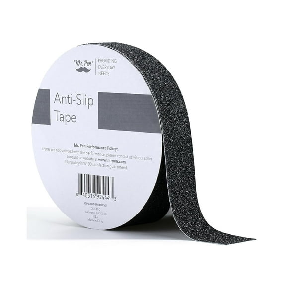 Mr. Pen- Grip Tape, 1 Inch, 20 Feet, Anti Slip Tape, Non Skid Tape, Black Grip Tape for Stairs, Non Slip Tape