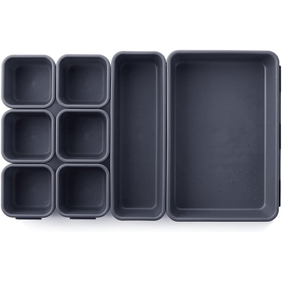 Mr. Pen- Interlocking Desk Drawer Organizer, 8 Pcs, Drawer Organizer