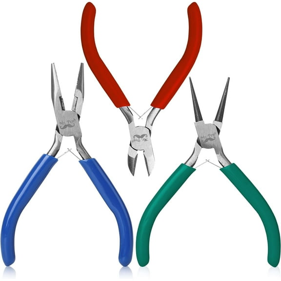 Mr. Pen- Jewelry Pliers, 3 Pack, Jewelry Making kit, Pliers for Jewelry Making, Mini Pliers