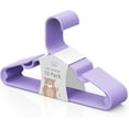 thumbnail image 1 of Mr. Pen- Kids Plastic Hangers, 10 Pack, Purple Baby Hanger, Childrens Hangers for Clothes, 1 of 7