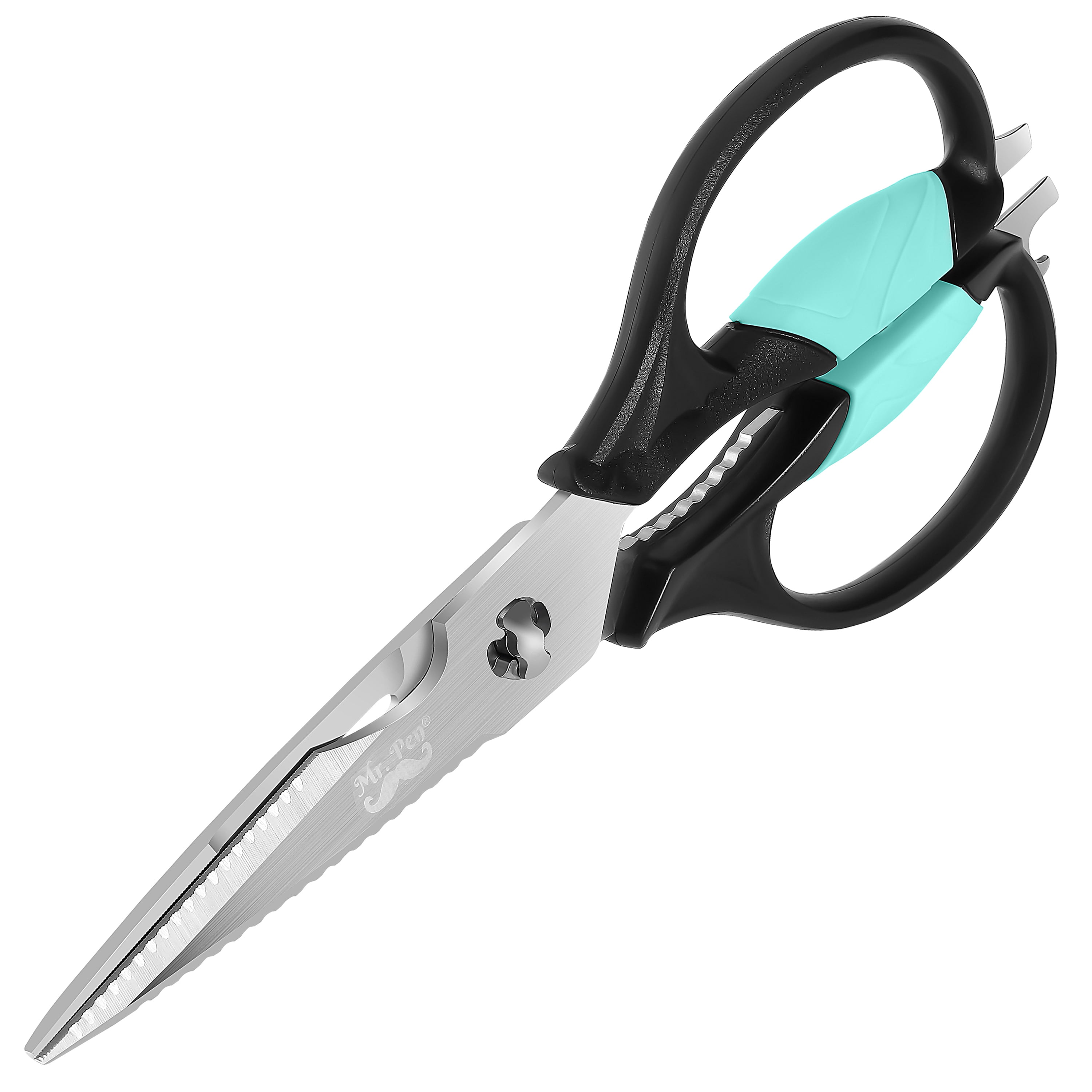 Kitchen Shears Come-Apart - Heavy Duty Culinary Scissors for Cutting  Poultry, Fish, Meat, Food - Large Size (9.25”) - Ultra Sharp Blade - Black  Handle