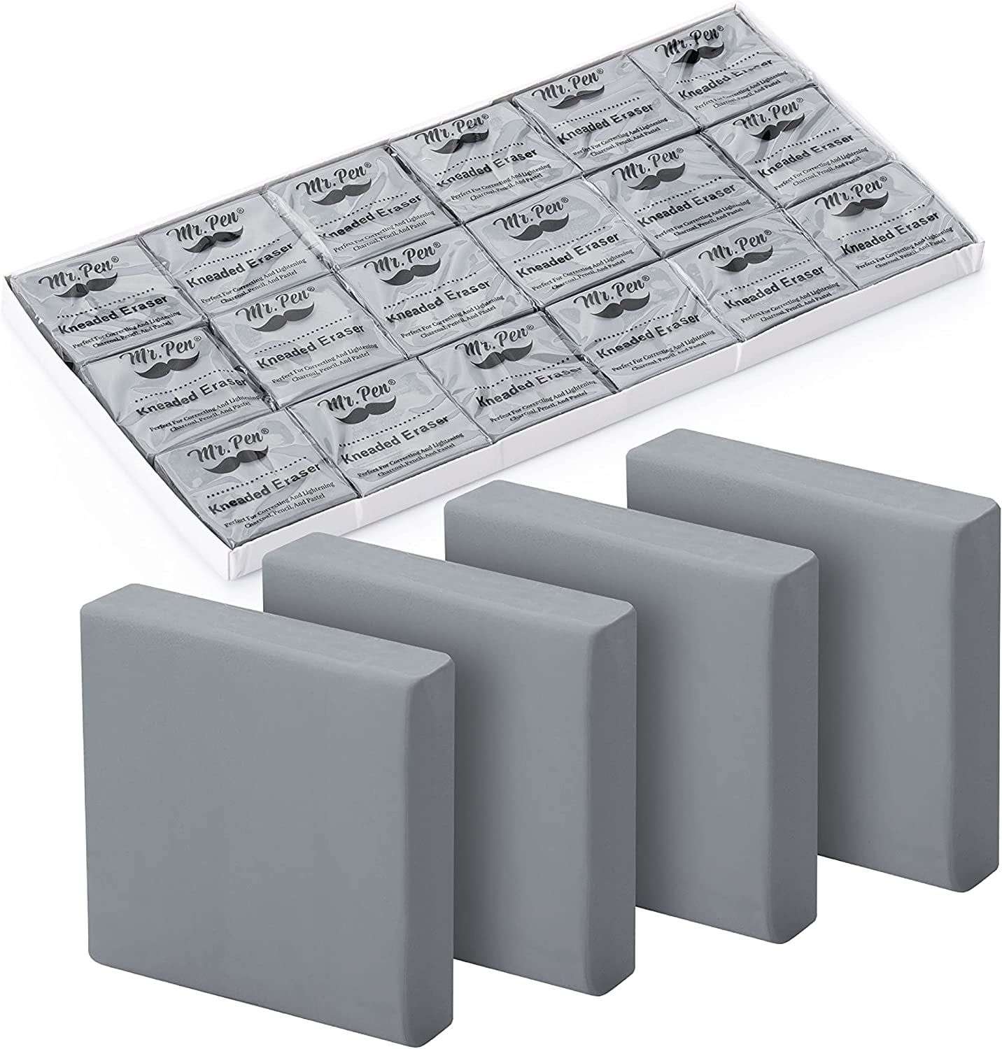  Derwent Kneadable Eraser, Gray (2301976) : Artist Supply  Erasers : Office Products