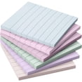 thumbnail image 1 of Mr. Pen- Lined Sticky Notes 3x3, 6 Pads, 45 Sheet/Pads, Pastel Colors, Sticky Notes with Lines, 1 of 8