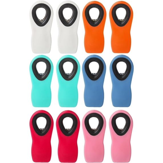 Mr. Pen- Magnetic Bag Clips, 12 Pack, Assorted Colors, Bag Clips, Bag Clips for Food, Magnet Clips, Chip Clips Bag Clips Food Clips
