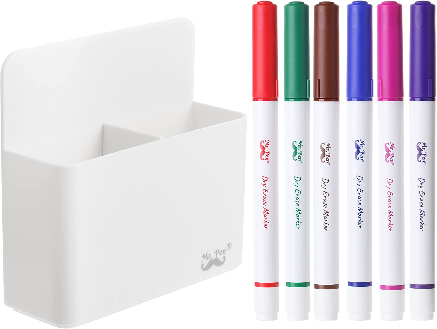 Mr. Pen Marker Holder, White, Dry Erase Marker