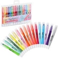 Mr. Pen No Bleed Gel Highlighter, 16 Pcs (8 Pastel Colors and 8