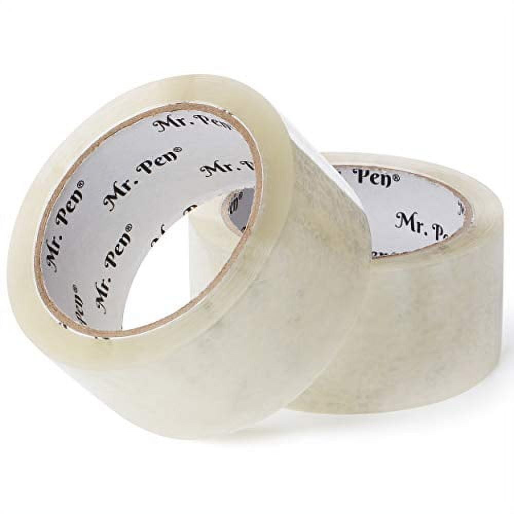 Mr. Pen Packing Tape, 2 Pack, 2 inch Wide, 60 Yards, 1.9mil, No Smell, Shipping Tape, Packaging