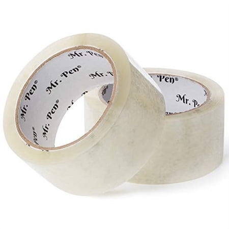 Mr. Pen- Packing Tape, 2 Pack, 2 inch Wide, 60 Yards, 1.9mil, No Smell, Shipping Tape