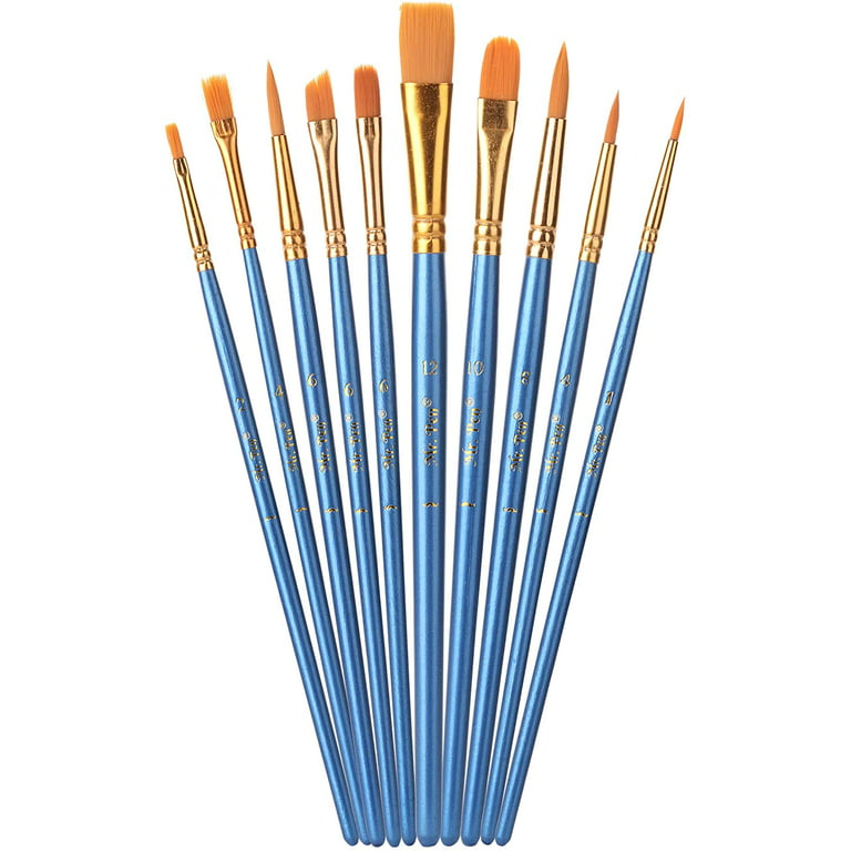 Mr. Pen- Paint Brushes, 10pc, Paint Brushes for Acrylic Painting, Art Brushes, Drawing and Art Supplies, Paint Brush, Acrylic Paint Brushes, Paint