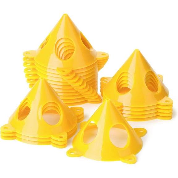 Mr. Pen- Painters Pyramid Stands, 20 Pack, Yellow, Canvas Holder Stand
