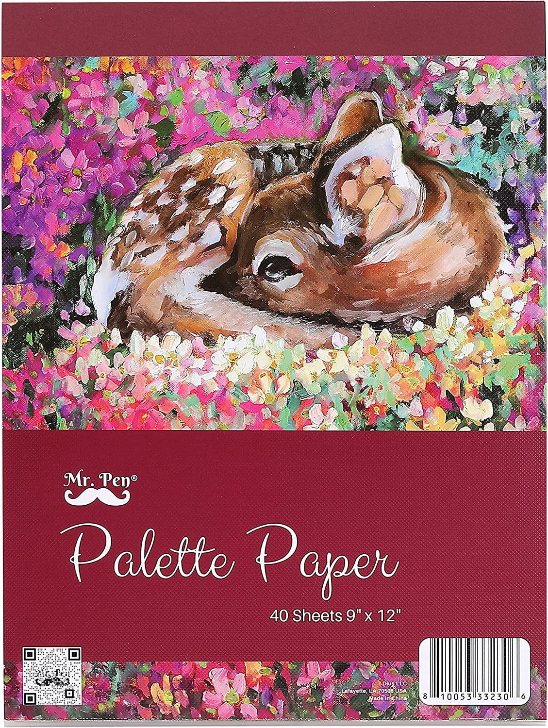 Mr. Pen Palette Pad, 9"x12", 40 Sheets, Palette Paper, Paint Pad