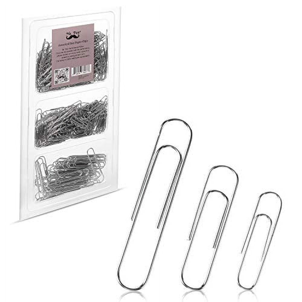 Mr. Pen- Paper Clips, 450 Pack, Silver, Paper Clips Assorted Sizes, Paperclips, Paper Clip