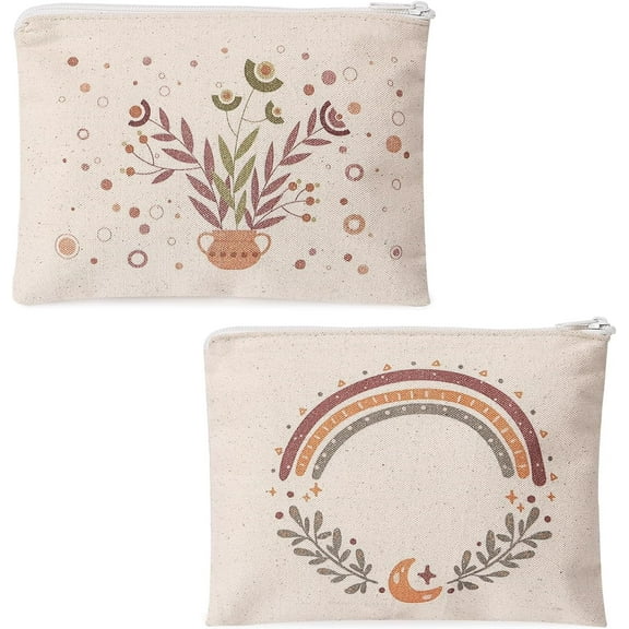 Mr. Pen- Pencil Case, 2 Pack, Boho Theme, Bible Pencil Pouch, Floral Pencil Bag, Pen Case