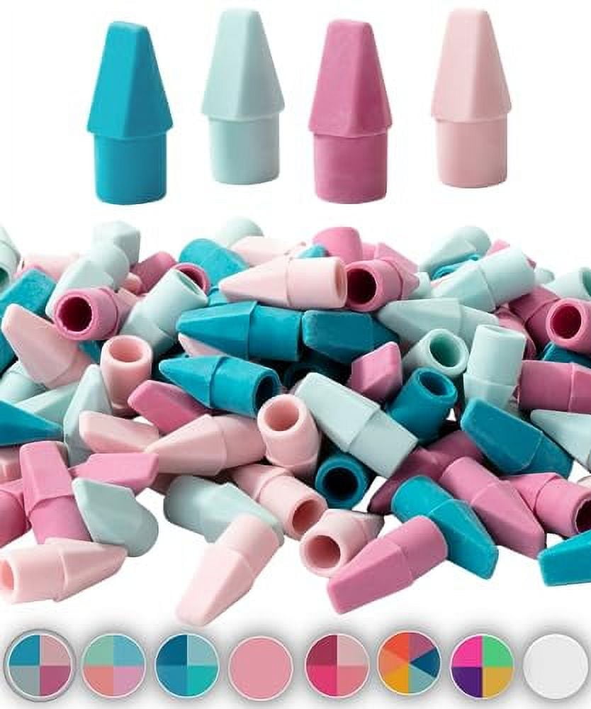 Mr. Pen- Pencil Erasers Toppers, 120 Pack, Vintage Colors, Erasers for  Pencils, Pencil Top Erasers