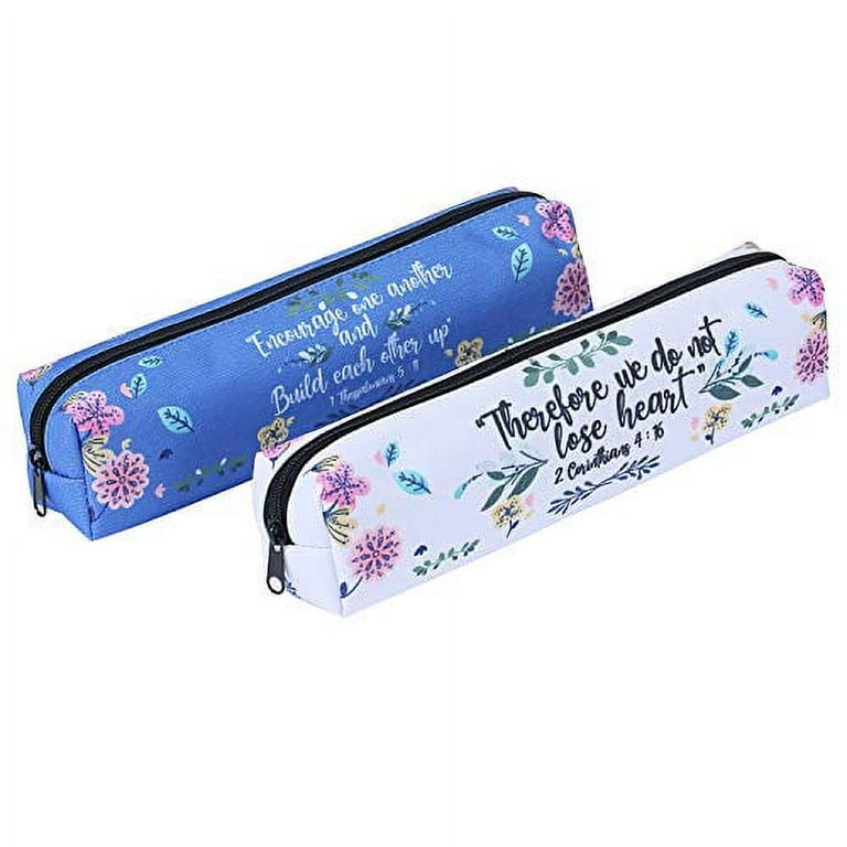 Mr. Pen- Pencil Pouch for Bible Study, 2 Pack, Small Pencil Case, Pen and  Highlighter Case, Pencil Bag, Pencil Cases for Gifts, Bible Study Supplies, Pen  Case, Bible Journaling Supplies 